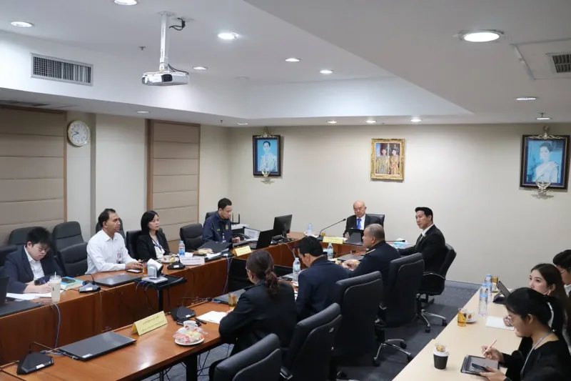 บรรยากาศการประชุมของคณะทำงาน สคบ. เพื่อหารือแนวทางการดำเนินคดีกับผู้ประกอบการที่เอาเปรียบผู้บริโภค