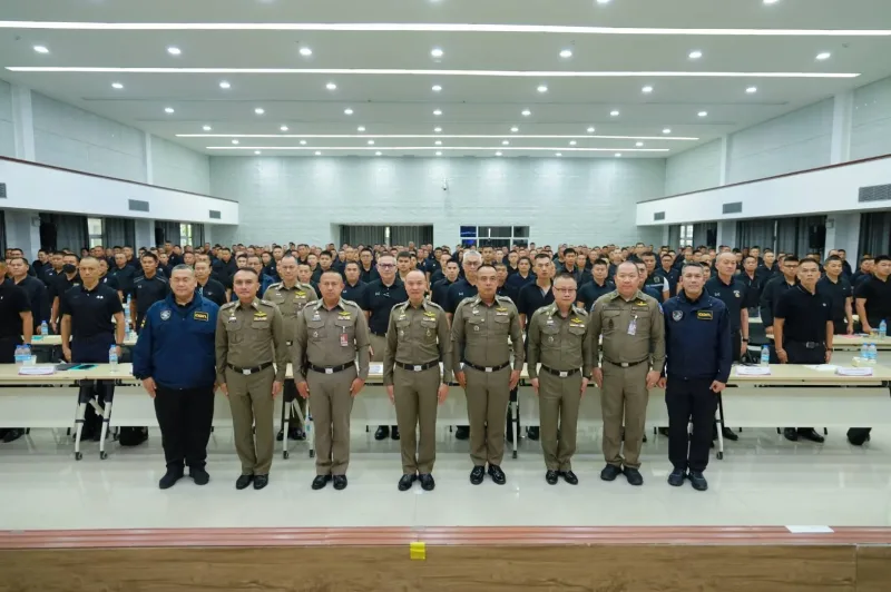 ภาพรวมผู้เข้ารับการอบรมครูต้นแบบในการป้องกันอาชญากรรมทางเทคโนโลยี รุ่นที่ 1 ณ ตำรวจภูธรจังหวัดเชียงใหม่