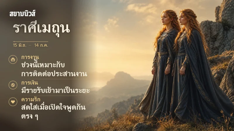 ดวงวันนี้ ราศีเมถุน
