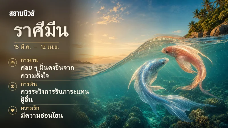 ดวงวันนี้ ราศีมีน