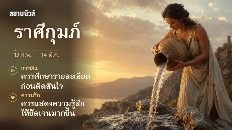 ดวงวันนี้ ราศีกุมภ์