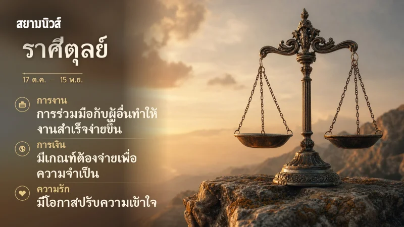 ดวงวันนี้ ราศีตุลย์