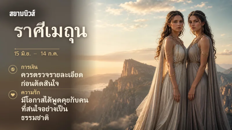 ดวงวันนี้ ราศีเมถุน