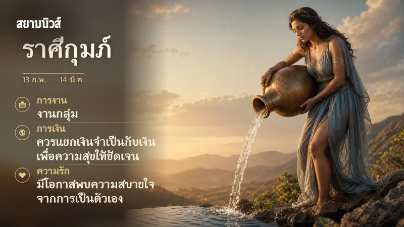 ดวงวันนี้ ราศีกุมภ์