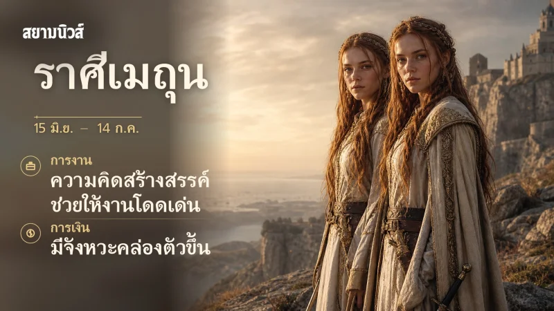 ดวงวันนี้ ราศีเมถุน