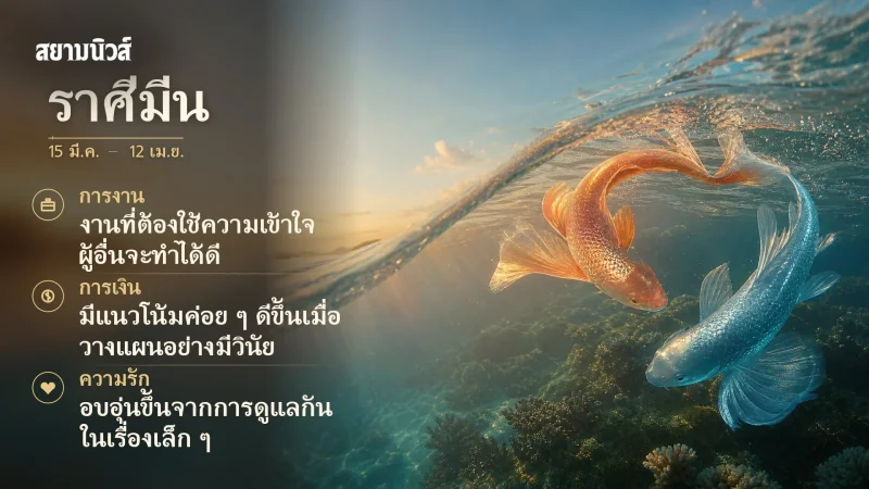 ดวงวันนี้ ราศีมีน