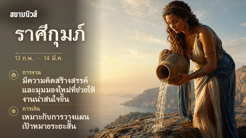 ดวงวันนี้ ราศีกุมภ์