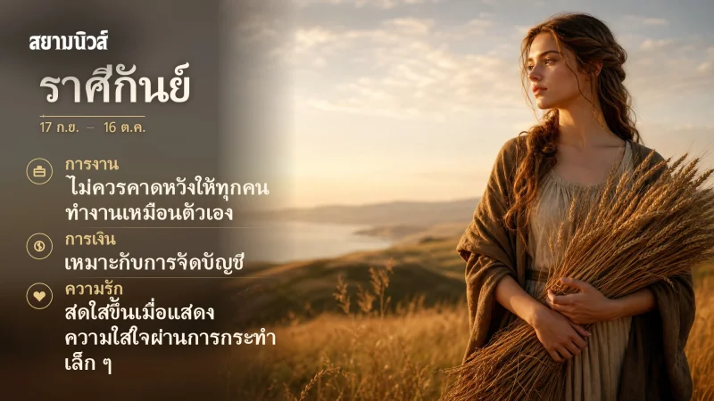 ดวงวันนี้ ราศีกันย์