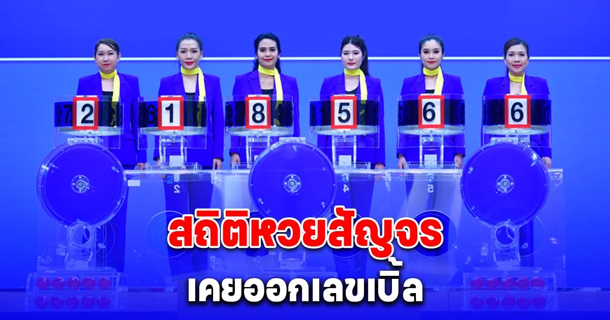 ส่องสถิติหวยสัญจรย้อนหลัง เคยออกเลขเบิ้ล