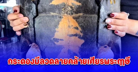 สาวเจอเต่าตัวใหญ่ กระดองมีลวดลายคล้ายเศียรพระฤาษี ชูคอเรียกกลางถนน เชื่อจะนำโชคมาให้
