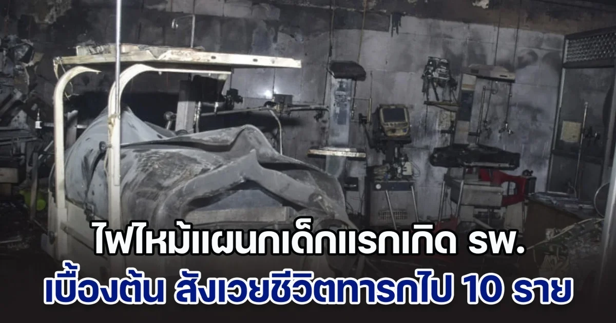 สุดสลด! ไฟไหม้แผนกเด็กแรกเกิดที่โรงพยาบาลในอินเดีย เบื้องต้น สังเวยชีวิตทารกไป 10 ราย อาการวิกฤติอีกหลายราย (ข่าวต่างประเทศ)