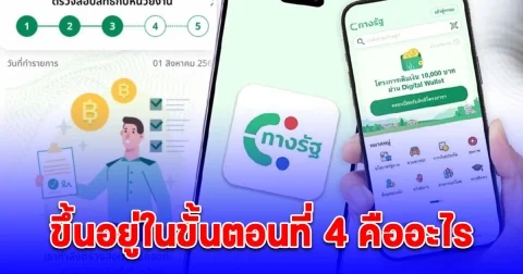 วิธีเช็กสิทธิดิจิทัล 10,000 ผู้สูงอายุ ผ่านแอปทางรัฐ อยู่ในขั้นตอนที่ 4 คืออะไร
