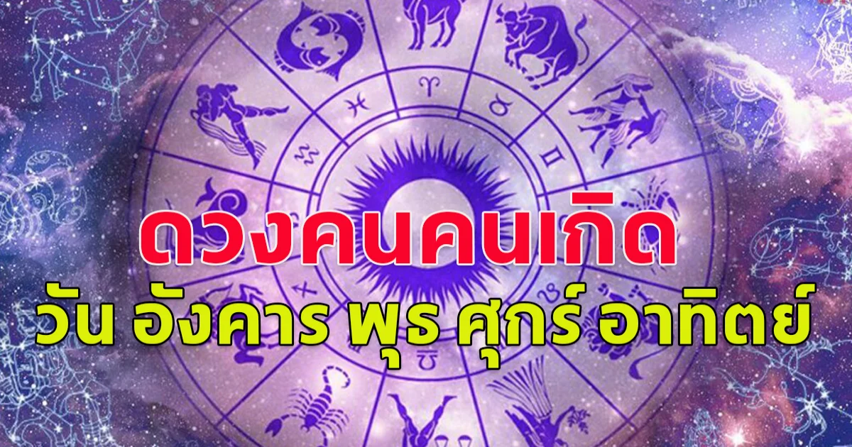 ดวงคนคนเกิดวัน อังคาร พุธ ศุกร์ อาทิตย์ เช็กด่วน จำเป็นต้องลุกขึ้นสู้