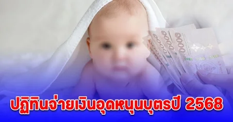 อัปเดต เงินอุดหนุนบุตรปี 2568 เข้าวันไหนบ้าง