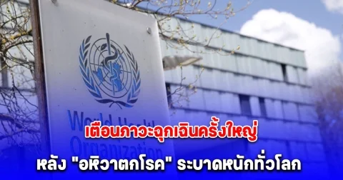 องค์การอนามัยโลก ประกาศ อหิวาตกโรค เป็น ภาวะฉุกเฉินครั้งใหญ่ หลังระบาดหนักทั่วโลก