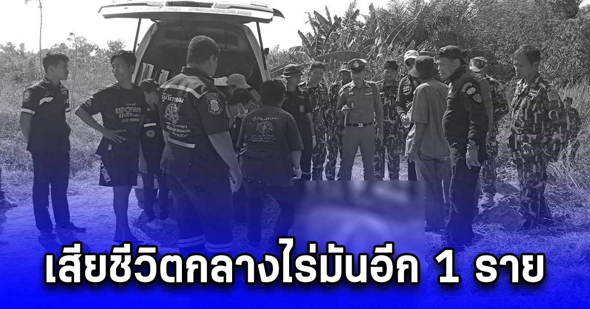 ชะตากรรมคนกับช้างป่ายังสังเวยไม่จบสิ้น ล่าสุดเซ่นกลางไร่มันอีก 1 ราย