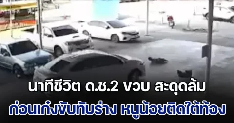 นาทีชีวิต! ด.ช.2 ขวบ เล่นบอลกับเพื่อน สะดุดล้ม ก่อนเก๋งขับทับร่าง หนูน้อยติดใต้ท้องรถ ตะโกนบอกแล้ว แต่คนขับไม่เห็น