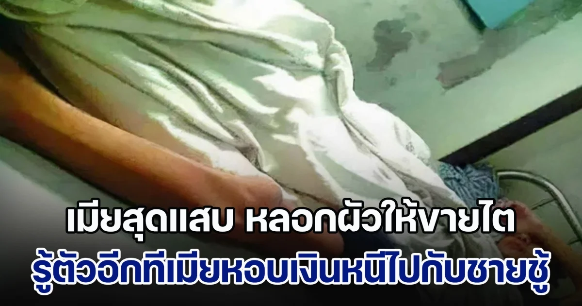 นังงูพิษ! เมียสุดแสบ หลอกผัวให้ขายไตในตลาดมืด อ้างนำเงินไปส่งเสียให้ลูกสาว รู้ตัวอีกทีเมียหอบเงินหนีไปกับชายชู้ (ข่าวตปท.)