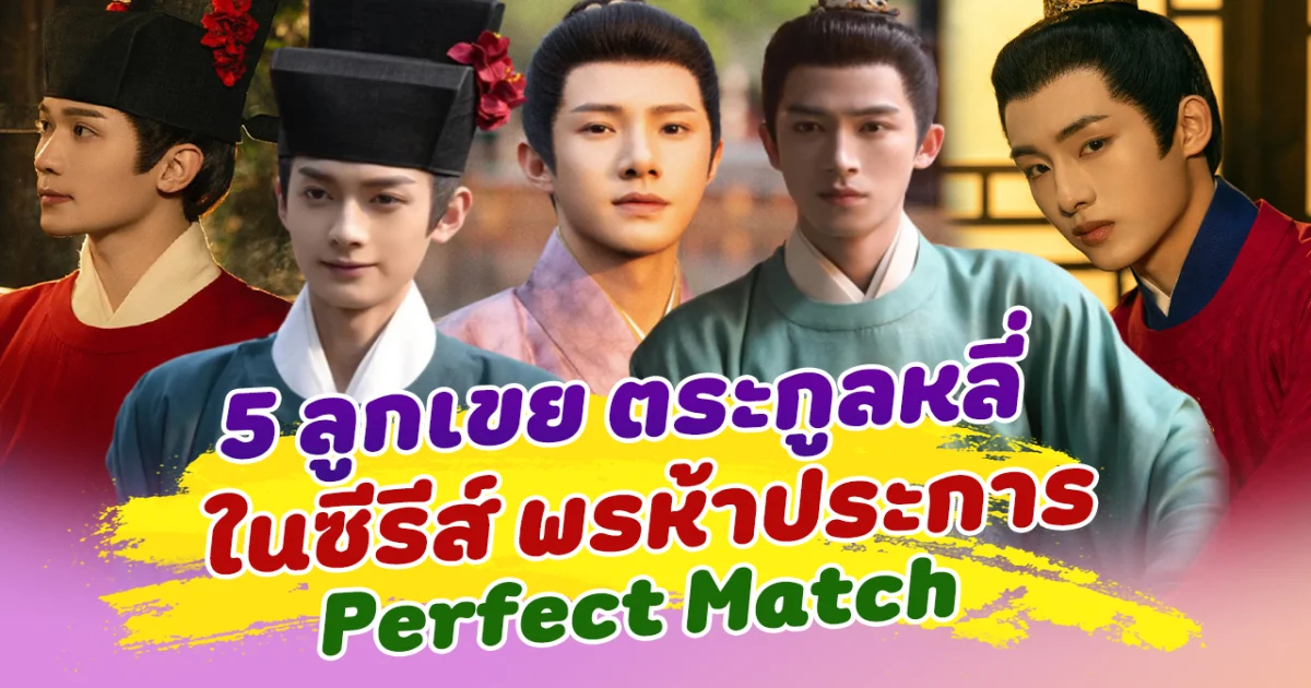 งานดีทุกคน ส่อง 5 ลูกเขยสุดฮอตจากตระกูลหลี่ ในซีรีส์ พรห้าประการ Perfect Match