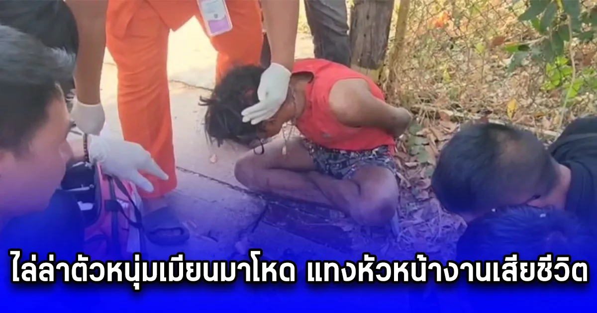 ไล่ล่าตัวหนุ่มเมียนมาโหด แทงหัวหน้างานเสียชีวิต ก่อนหนีไปกบดานในป่าช้า