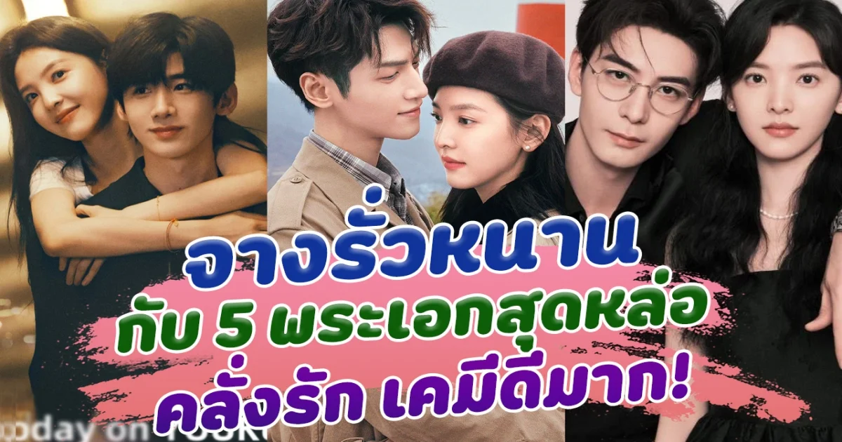 เคมีสาธาระณะสุดๆ จางรั่วหนาน กับ 5 พระเอกหนุ่มสุดหล่อ ในซีรีส์จีนคลั่งรัก