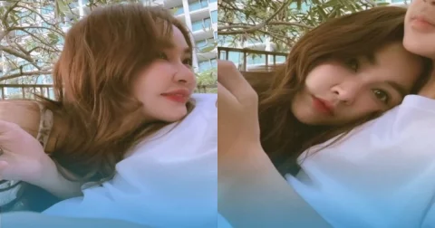 รักครั้งใหม่?เป้ย ปานวาด โพสต์คลิปซบอกหนุ่มหล่อ จนแฟนคลับแห่สงสัยคิดว่าแม่จะเปิดตัวแฟนใหม่