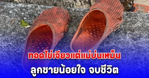 หิวข้าวกลางดึกลุกมาทอดไข่เจียวแต่แม่บ่นเหม็น ลูกชายน้อยใจปีนต้นไม้จบชีวิต