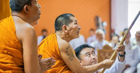 พิธีเจริญพระพุทธมนต์ และบายศรีทูลพระขวัญ ตามประเพณีอีสาน ถวายเป็นพระราชกุศล และถวายพระพรชัยมงคล เนื่องในโอกาสวันเฉลิมพระชนมพรรษา สมเด็จพระนางเจ้าสุทิดา พัชรสุธาพิมลลักษณ พระบรมราชินี