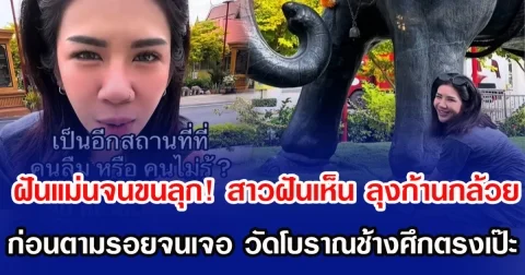 ฝันแม่นจนขนลุก! สาวฝันเห็น ลุงก้านกล้วย ก่อนตามรอยจนเจอวัดโบราณช้างศึกตรงเป๊ะ