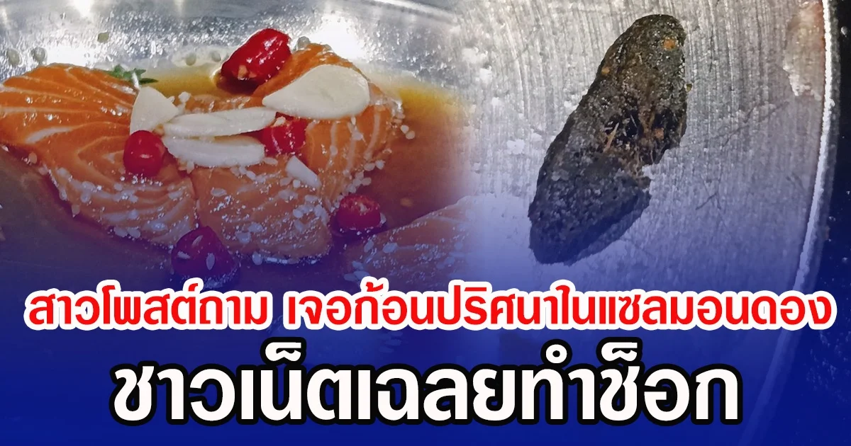 สาวโพสต์ถาม เจอก้อนปริศนาในแซลมอนดอง ชาวเน็ตเฉยลทำช็อก