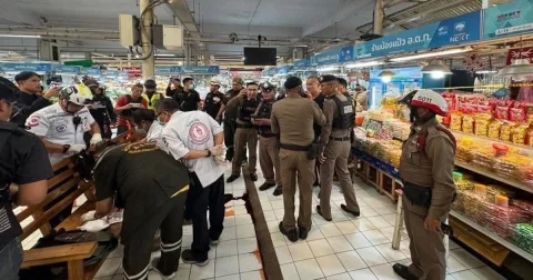 อดีตพ่อค้าขายผลไม้แปลรูปใน อตก. สติแตก คว้าปืน 9 มม. ไล่ยิง รปภ.-แม่ค้า ก่อนใช้ปืนทูตมรณะกระบอกเดียวกัน จ่อขมับตัวเองเสียชีวิต