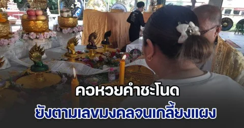 คอหวยคำชะโนด ยังตามเลขมงคลจนเกลี้ยงแผง