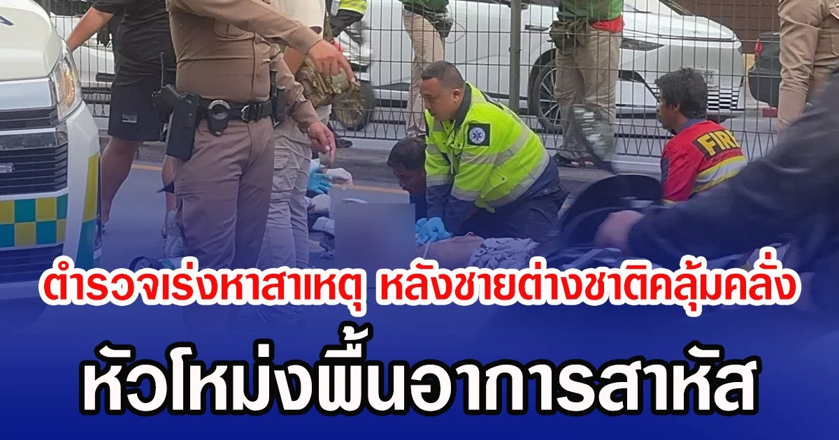 ตำรวจเร่งหาสาเหตุ หลังชายต่างชาติคลุ้มคลั่ง ดิ่งสะพานลอยกลางกรุง