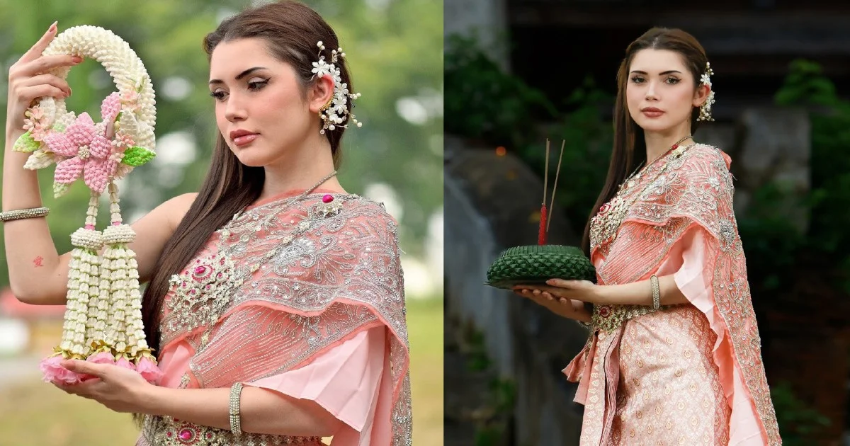 อลิสา จณิน นักร้องนักแสดงและแร็ปเปอร์ชื่อดัง ใส่ชุดไทยโปรโมทวัดม่อนจำศีล ชวนเที่ยวลำปางเมืองงามแห่งวัฒนธรรม