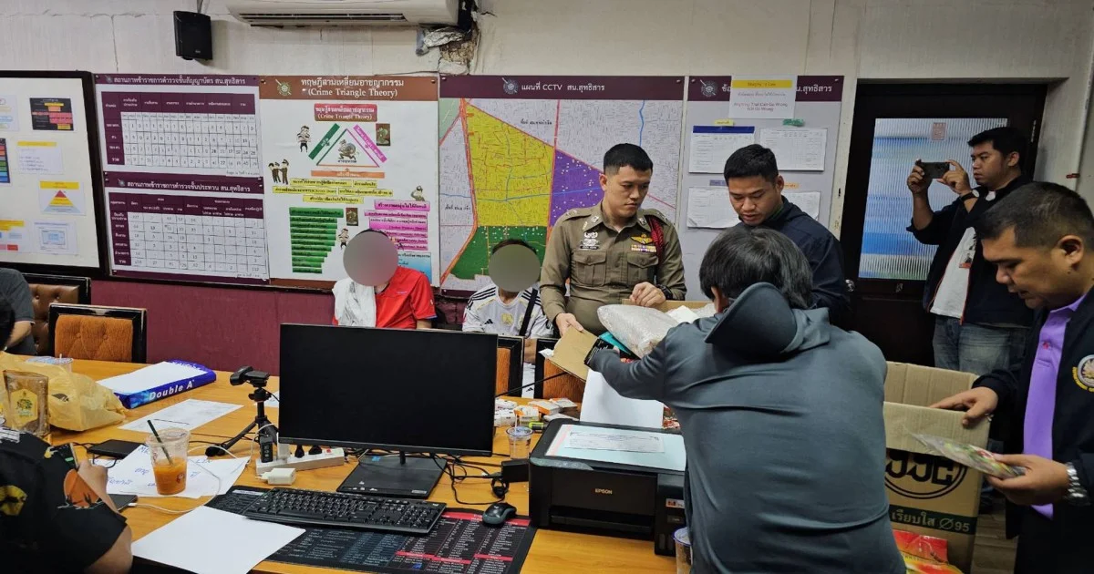 บุกจับแรงงานต่างด้าว จีน-เมียนมา ลักลอบเปิดโฮสเทลและไลฟ์สดขายสินค้า