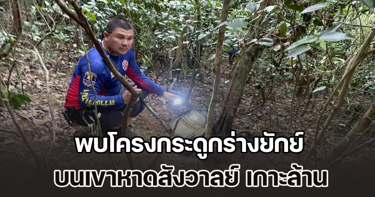 ชาวบ้านผงะ! พบชิ้นส่วนกระดูกมนุษย์รูปร่างสูงใหญ่ บนเขาหาดสังวาลย์ เกาะล้าน ตำรวจส่งพิสูจน์อัตลักษณ์ หาสาเหตุการเสียชีวิตแท้จริง