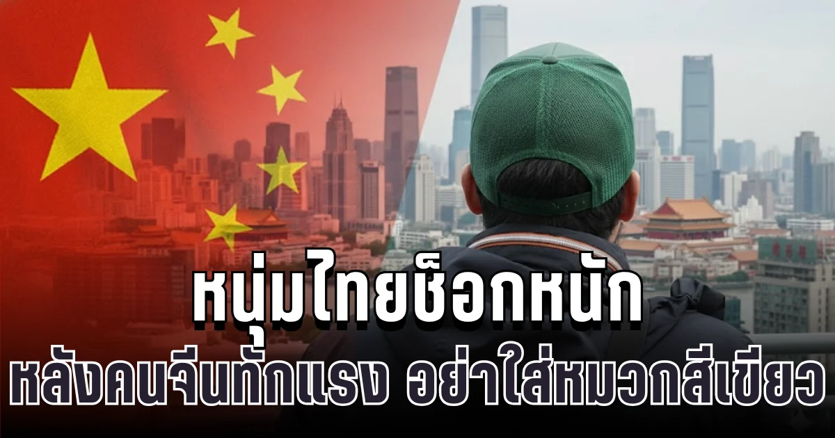 เหตุผลสุดอึ้ง! ทำหนุ่มไทยช็อกหนัก หลังโดนคนจีนทักแรง อย่าใส่หมวกสีเขียว