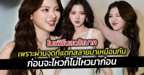 ใบเฟิร์นสดใสมาก เพราะผ่านจุดที่แตกสลายมาเหมือนกัน ก่อนจะไหวก็ไม่ไหวมาก่อน