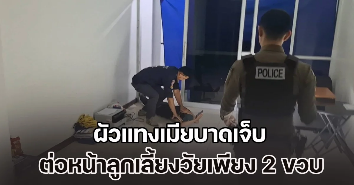 ผัวฉุนเมีย เจอท้า จะทำก็ทำเลย ถ้าไม่สงสารลูก คว้ามีดปลอกผลไม้ แทงต่อหน้าลูกเลี้ยงวัยเพียง 2 ขวบ