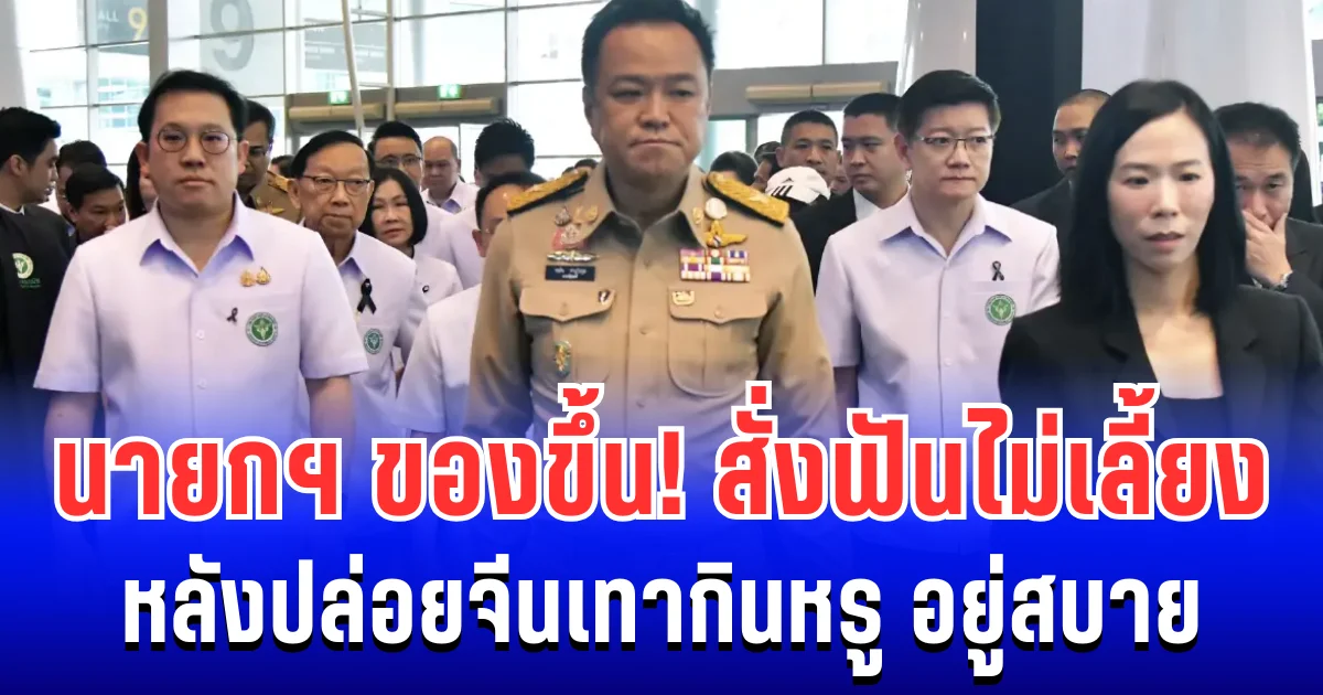 นายกฯ ของขึ้น! สั่งฟันไม่เลี้ยง หลังปล่อยจีนเทากินหรู อยู่สบาย มีนางแบบตัวท็อปบำเรอสวาท