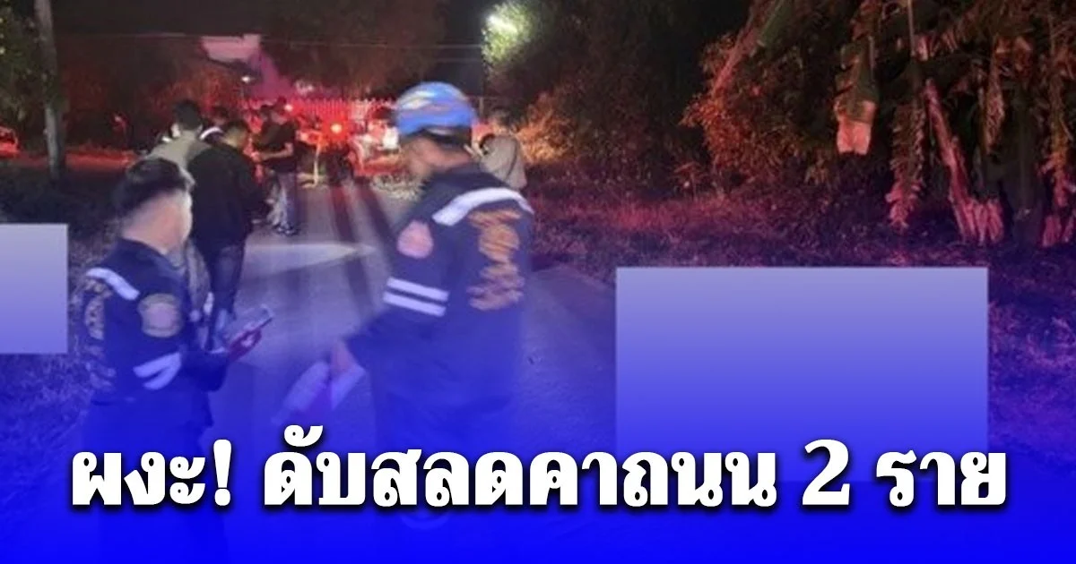 สาวได้ยินเสียงโต้เถียงริมถนน-เสียงดังรัว ออกมาดูผงะ ดับสลดคาถนน 2 ราย