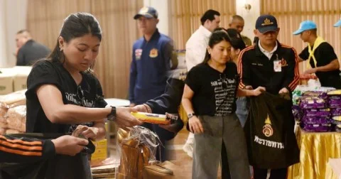 พระองค์หญิงทรงห่วงใยประชาชน เสด็จเดินทางมาเพื่อทรงบรรจุถุงยังชีพพระราชทาน เพื่อเร่งส่งต่อความช่วยเหลือ