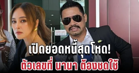เปิดยอดหนี้สุดโหด! ทนายสายหยุดพูดแล้ว ตัวเลขที่ นานา ต้องชดใช้