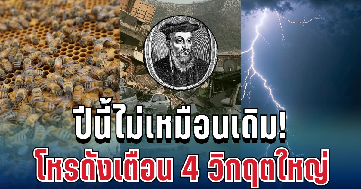 ปีนี้ไม่เหมือนเดิม! โหรดังเตือน 4 วิกฤตใหญ่ เริ่มเห็นสัญญาณแล้ว