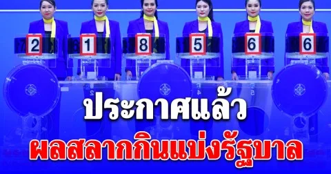 ผลสลากกินแบ่งรัฐบาล 2 มกราคม 2569