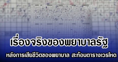 เรื่องจริงของพยาบาลรัฐ หลังการเสียชีวิตของพยาบาล สะท้อนตารางเวรโหด