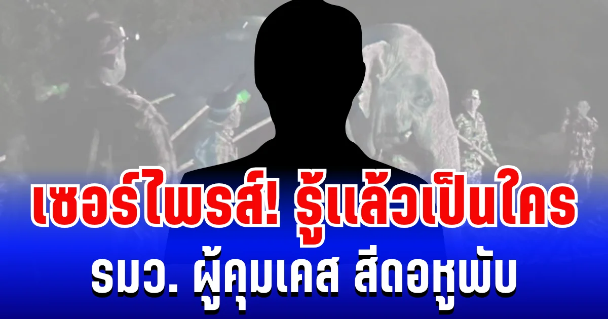 เซอร์ไพรส์มาก! รู้เเล้วเป็นใคร รมว. ผู้คุมเคส สีดอหูพับ