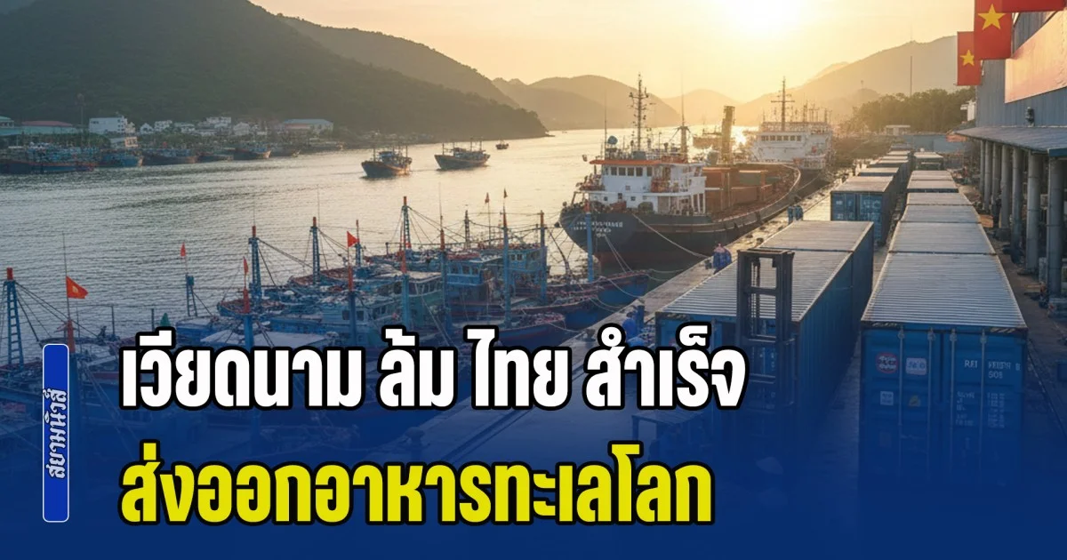 เวียดนาม ล้ม ไทย สำเร็จ ขึ้นแท่น แชมป์คนใหม่ ส่งออกอาหารทะเลโลก