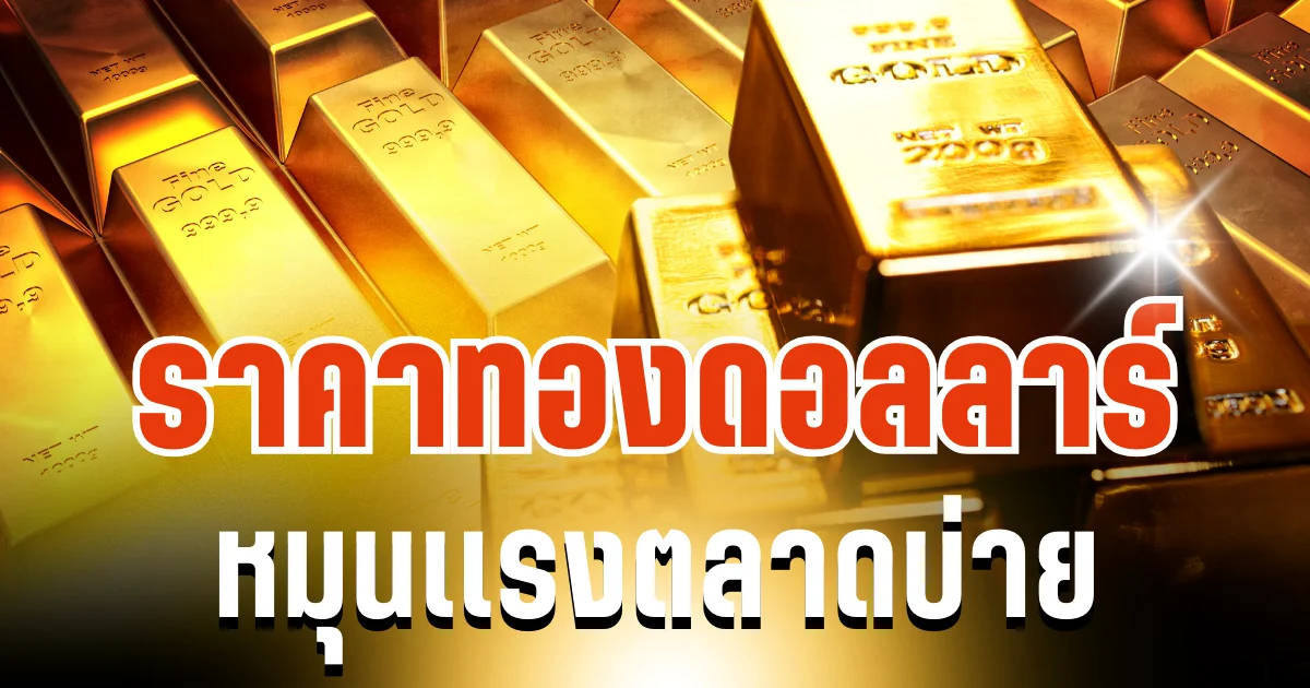 ส่งสัญญาณแล้ว! ราคาทองดอลลาร์ หมุนเเรงตลาดบ่าย แนะนำการลงทุน