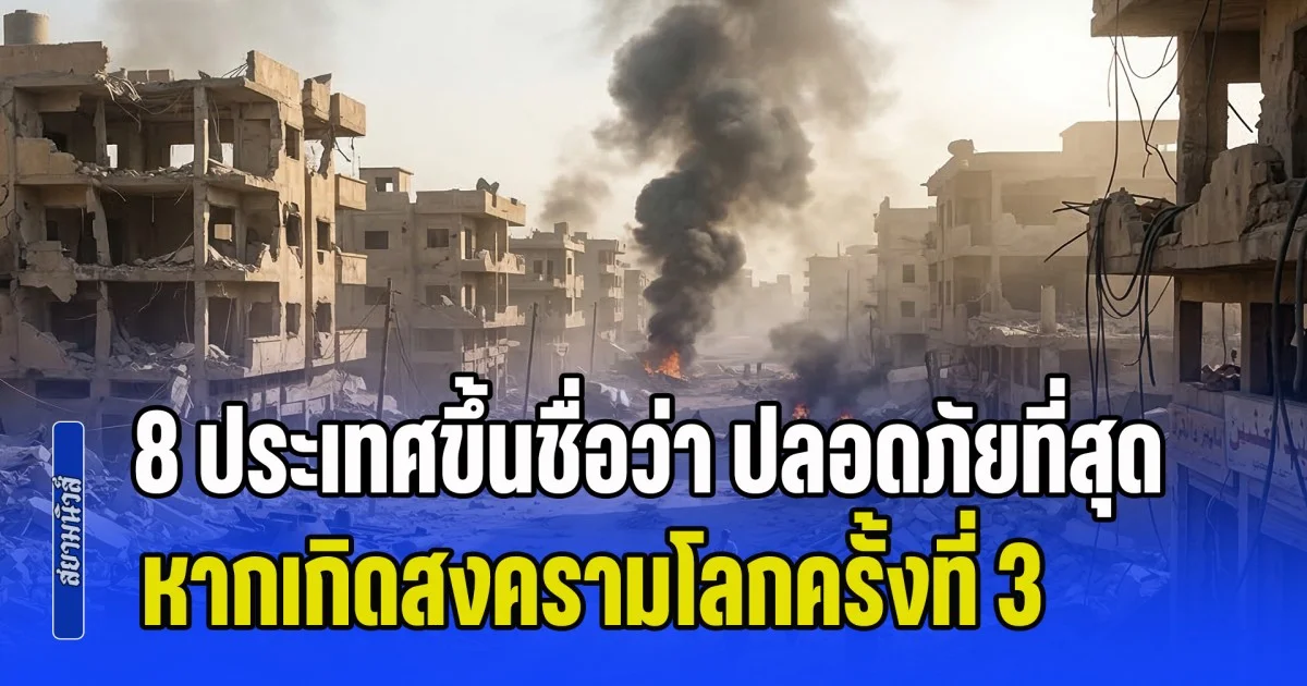 มีโอกาสจะหนีไปไหนดี! ส่อง 8 ประเทศขึ้นชื่อว่า ปลอดภัยที่สุด หากเกิดสงครามโลกครั้งที่ 3